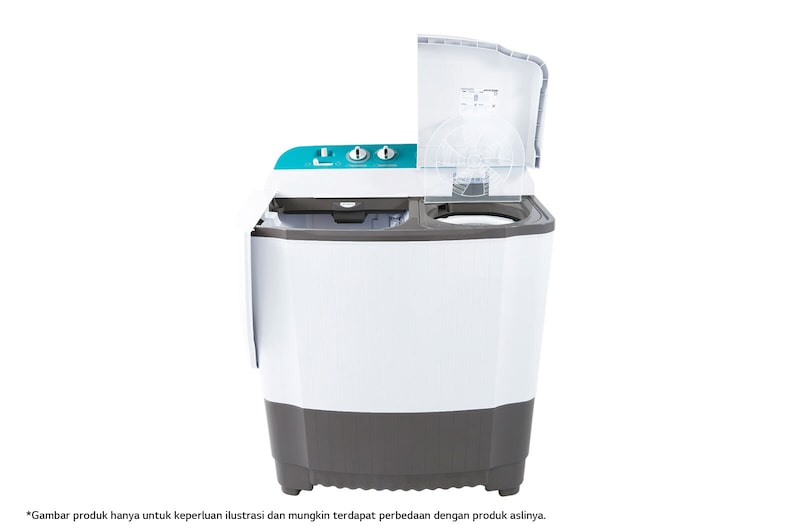 LG Mesin Cuci LG 7kg, 2 Tabung, P700N