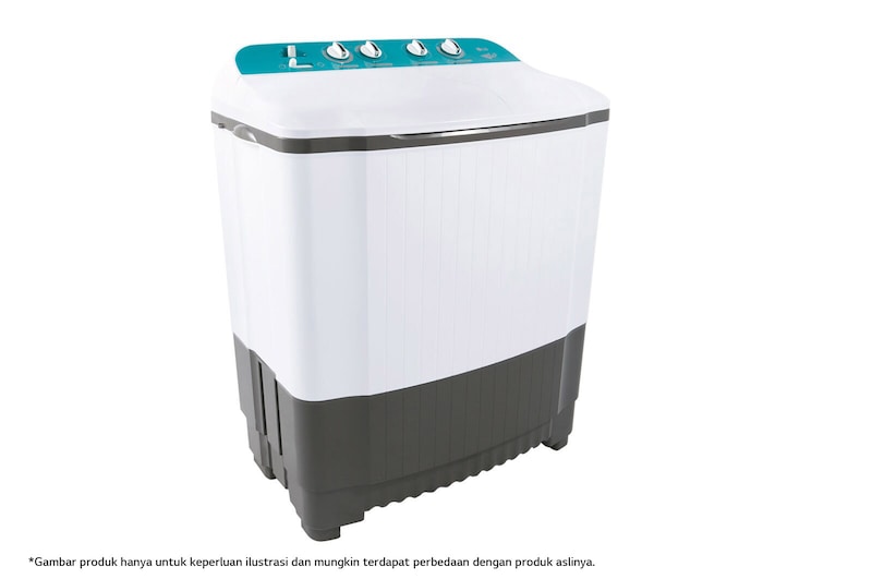 LG Mesin Cuci LG 7kg, 2 Tabung, P700N