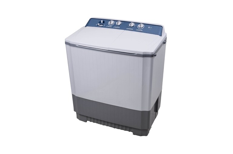 Front view of Mesin Cuci LG 7.5kg, 2 Tabung P750N