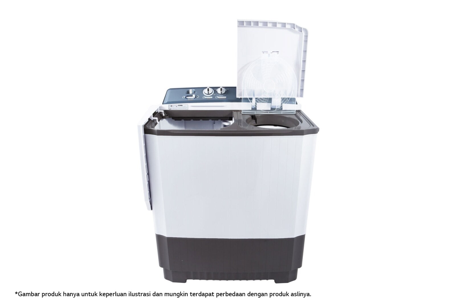 LG Mesin Cuci LG 8kg, 2 Tabung, P800N