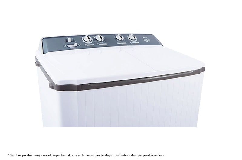 LG Mesin Cuci LG 8kg, 2 Tabung, P800N