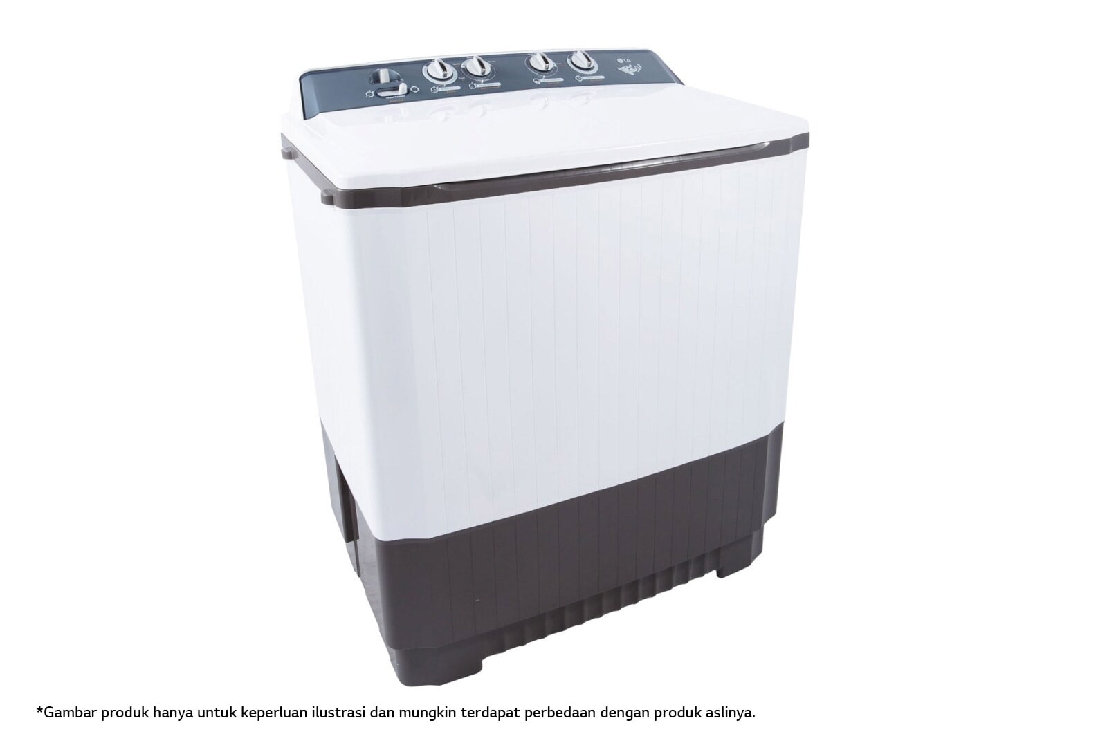 LG Mesin Cuci LG 8kg, 2 Tabung, P800N