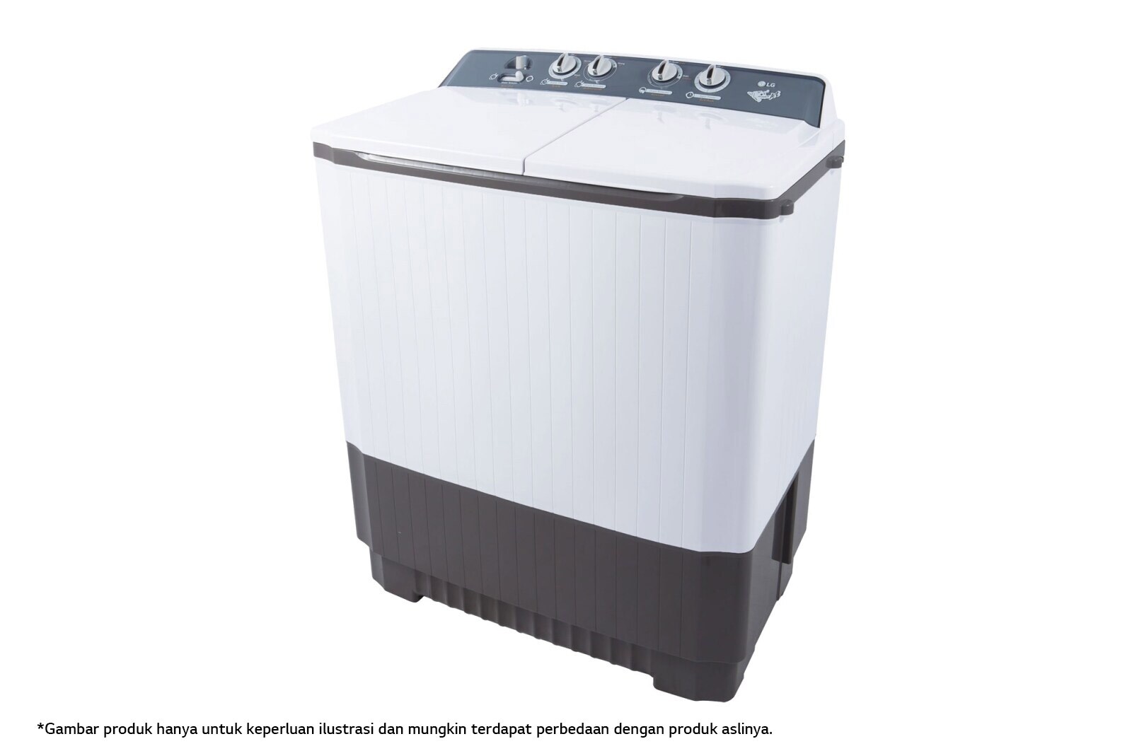 LG Mesin Cuci LG 8kg, 2 Tabung, P800N