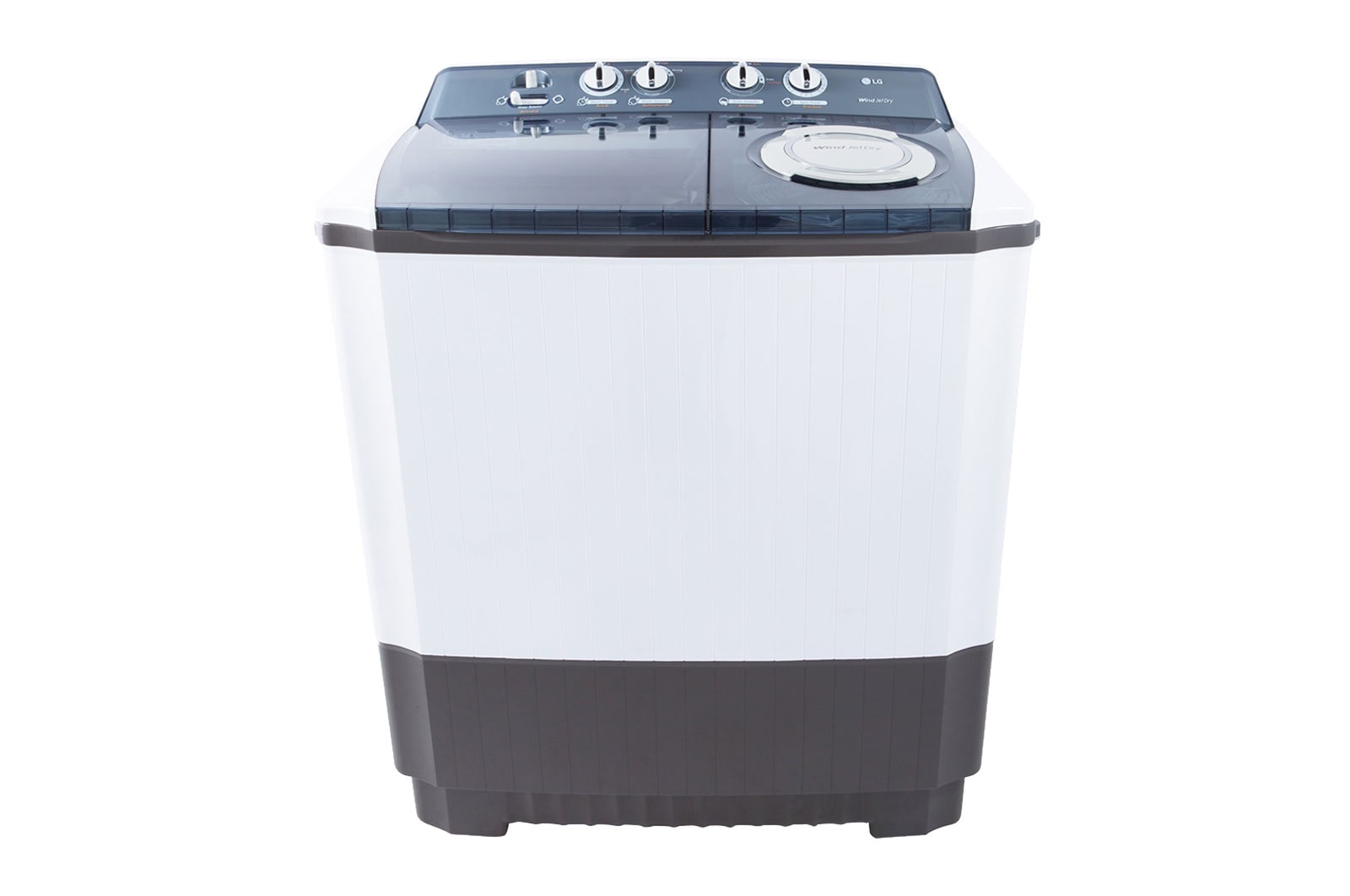 Front view of Mesin Cuci LG 9kg, 2 Tabung P905R