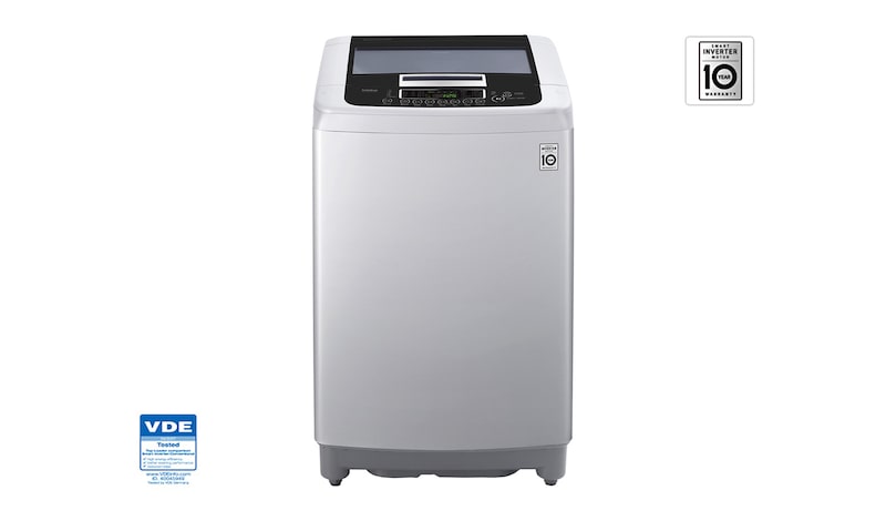 LG Mesin Cuci LG 7kg, Top Loading - Smart Inverter dengan Smart Diagnosis™, T2107VSPM1