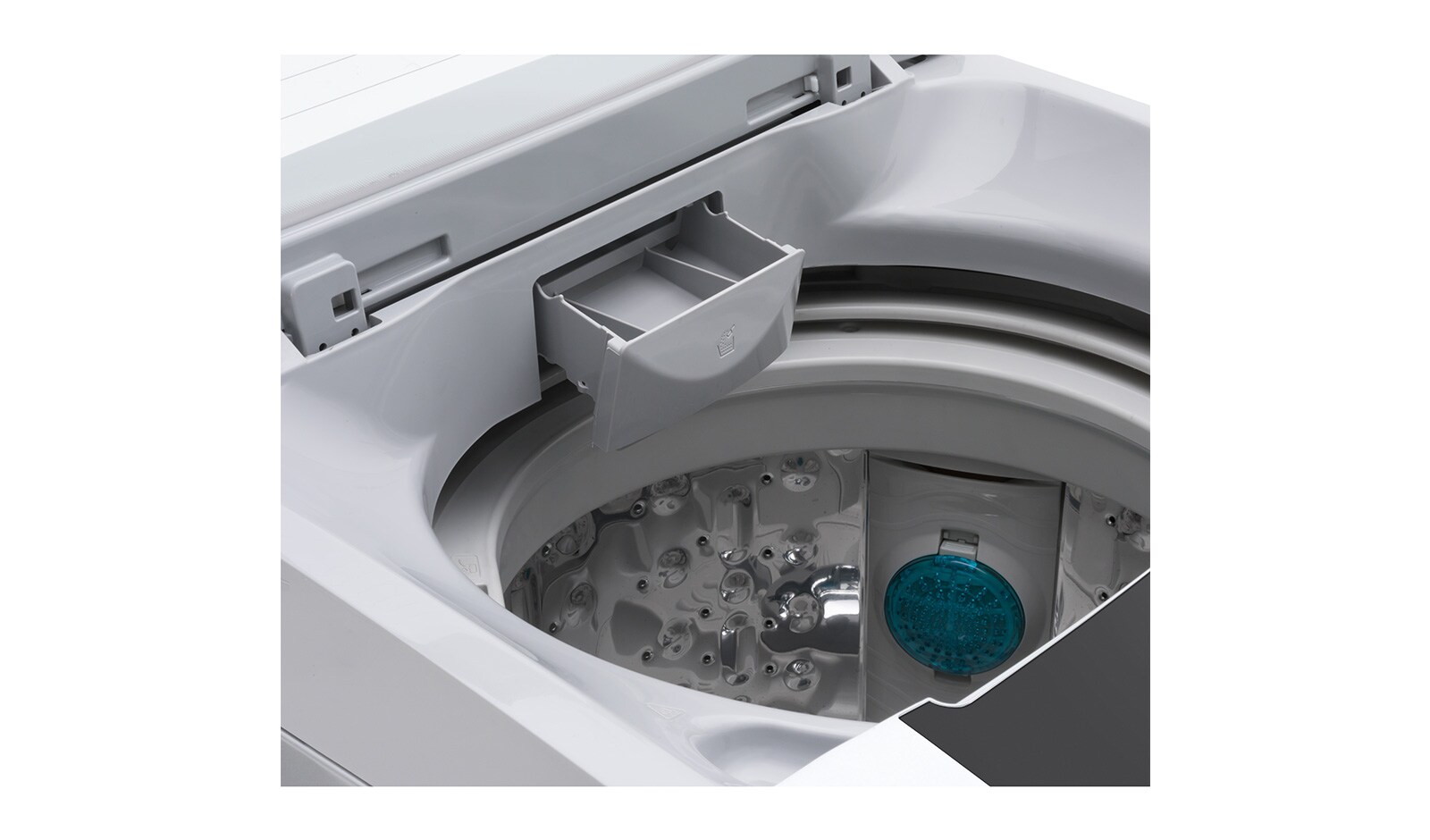 LG Mesin Cuci LG 7kg, Top Loading - Smart Inverter dengan Smart Diagnosis™, T2107VSPM1