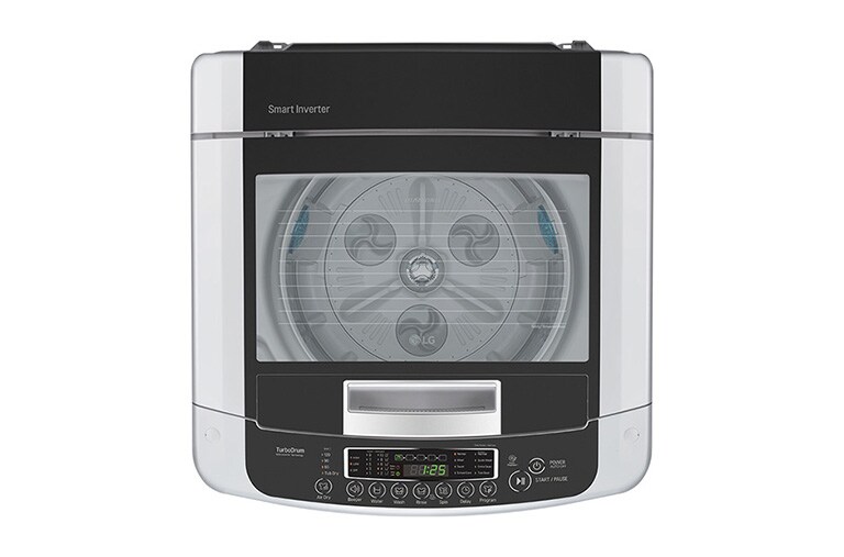 LG Mesin Cuci LG 7kg, Top Loading - Hemat Listrik dengan Smart Inverter, T2107VSPM