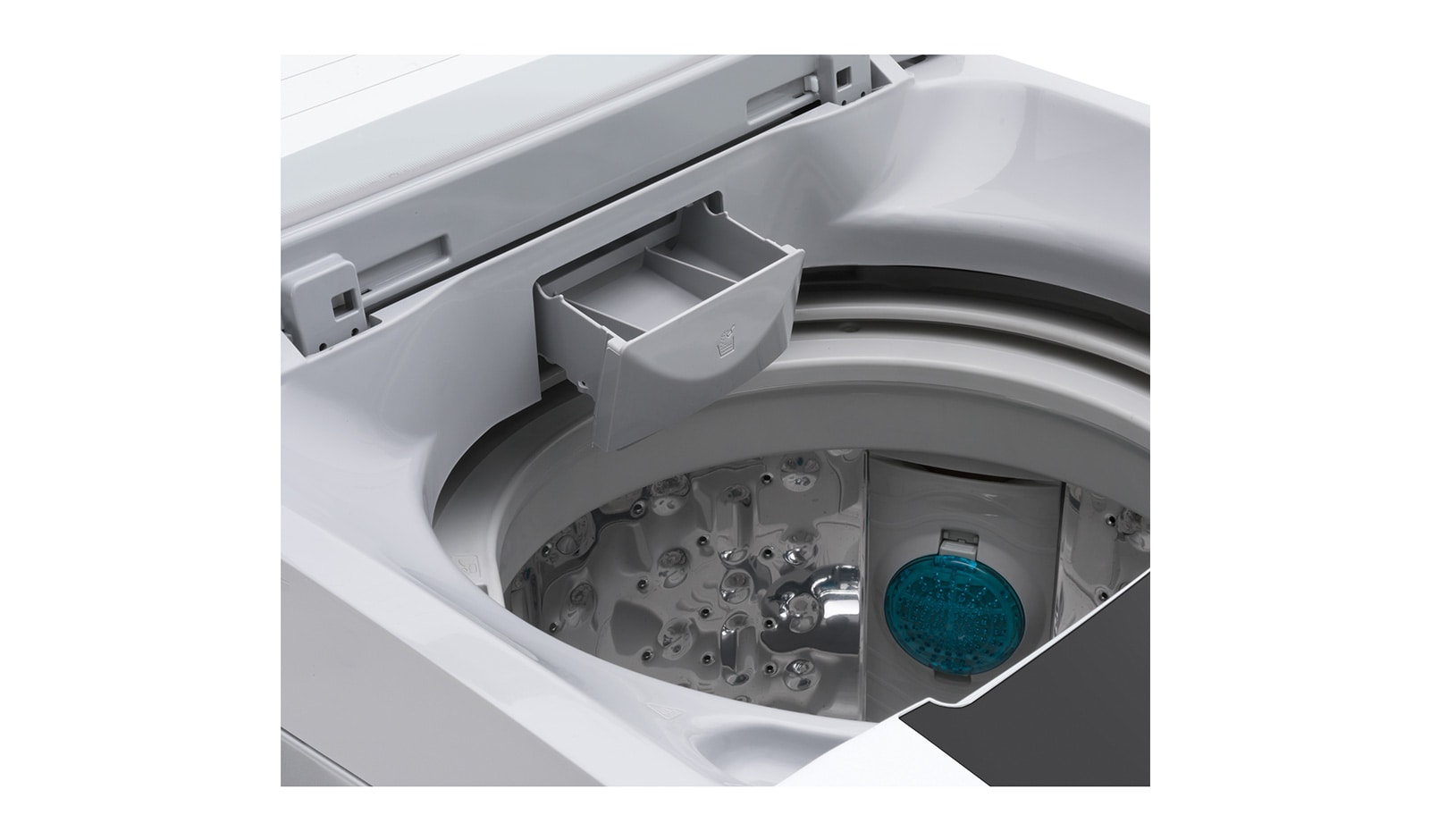 LG Mesin Cuci LG 7kg, Top Loading - Hemat Listrik dengan Smart Inverter, T2107VSPM