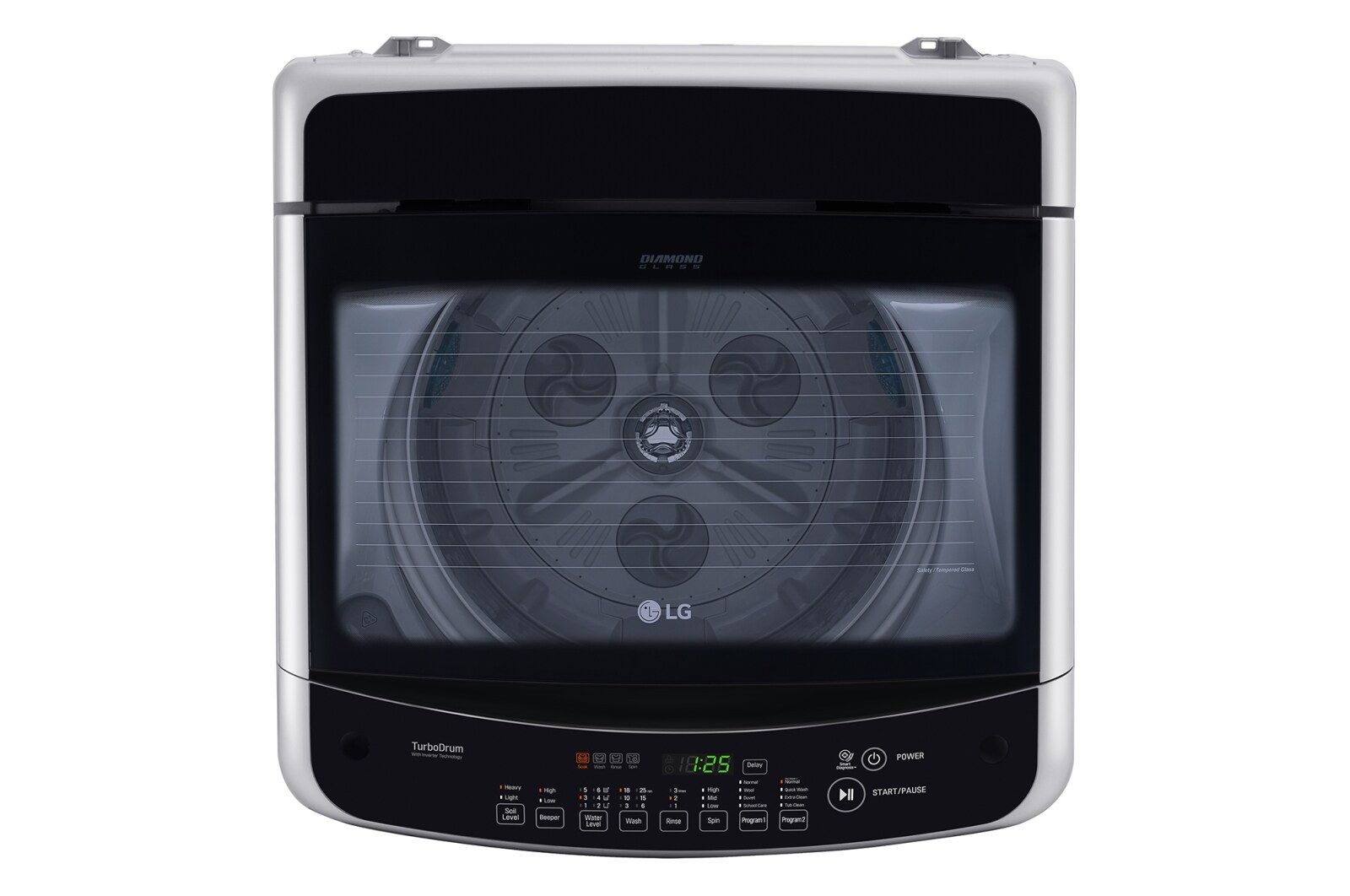 LG Mesin Cuci LG 8kg, Top Loading - Hemat Listrik dengan Smart Inverter, T2108VS2M