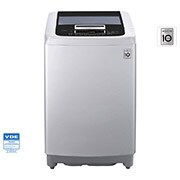 Front view of Mesin Cuci LG 8kg, Top Loading - Smart Inverter dengan Side Waterfall T2108VSPM