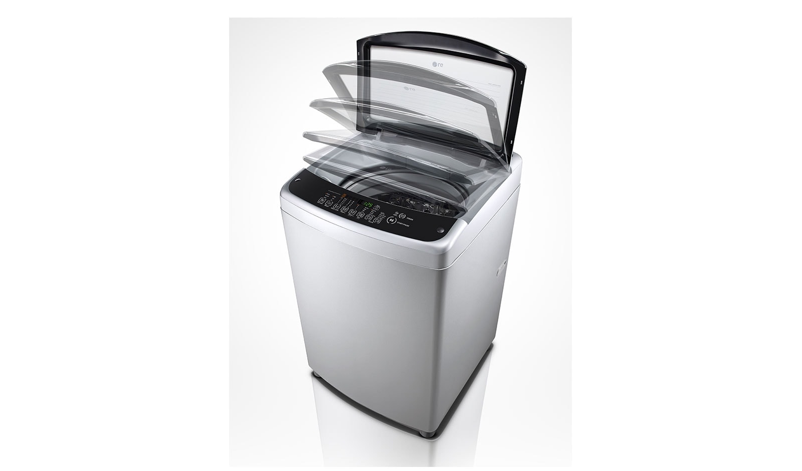 LG Mesin Cuci LG 9kg, Top Loading - Hemat Listrik dengan Smart Inverter, T2109VSAL