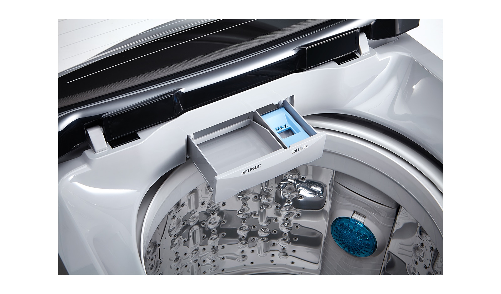 LG Mesin Cuci LG 7.5kg, Top Loading - Hemat Listrik dengan Smart Inverter, T2175VSAM