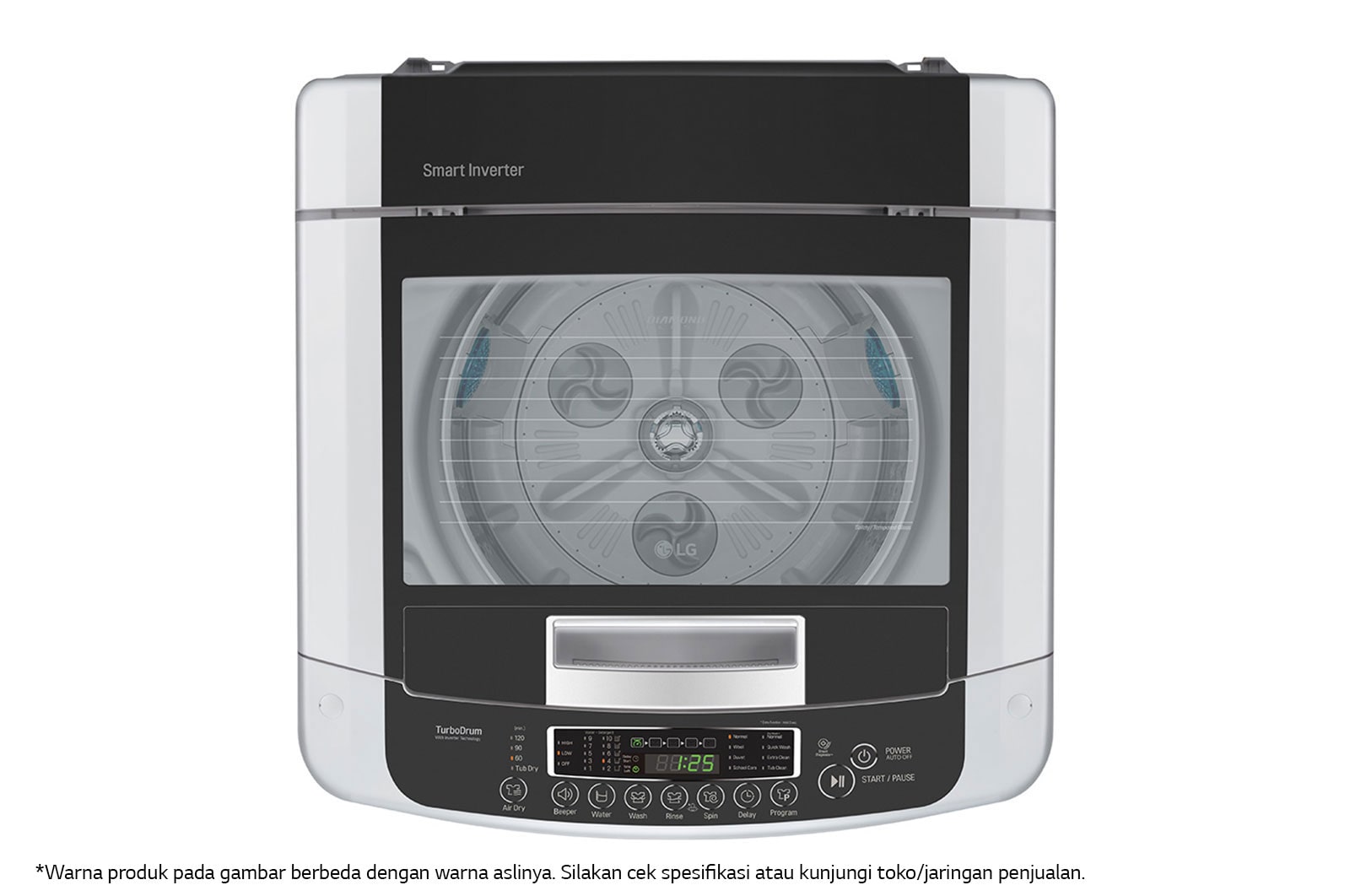 LG Mesin Cuci LG 11kg, Top Loading - Smart Motion dengan Smart Inverter, T2311VSPM