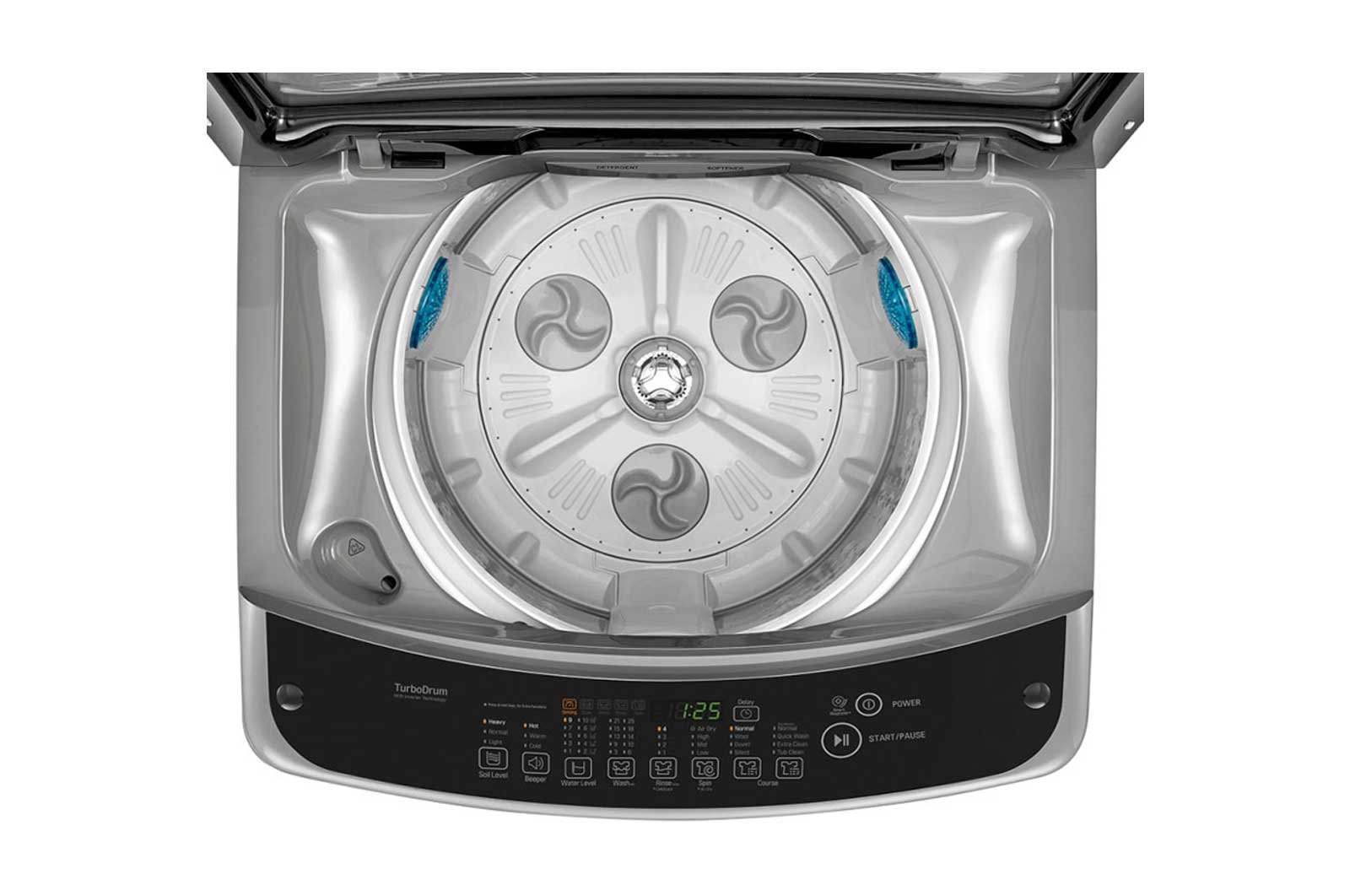 LG Mesin Cuci LG 13kg, Top Loading - Hemat Listrik dengan Smart Inverter, T2313VSAV