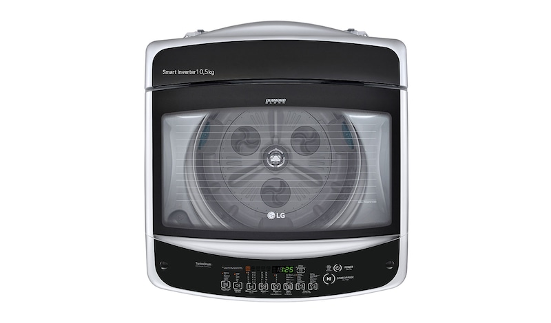 LG Mesin Cuci LG 10.5kg, Top Loading - Hemat Listrik dengan Smart Inverter, T2350VSAM