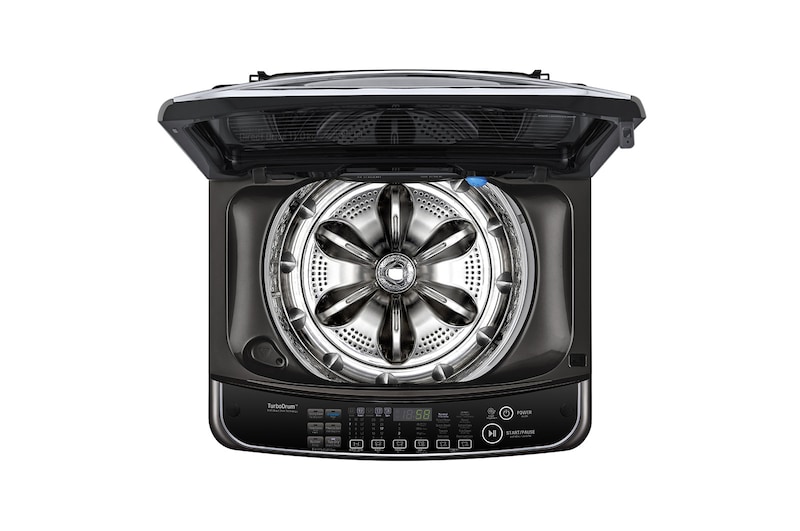 LG Mesin Cuci LG 12kg, Top Loading - Inverter Direct Drive dan TurboWash3D™ - ThinQ™, TH2112DSAB