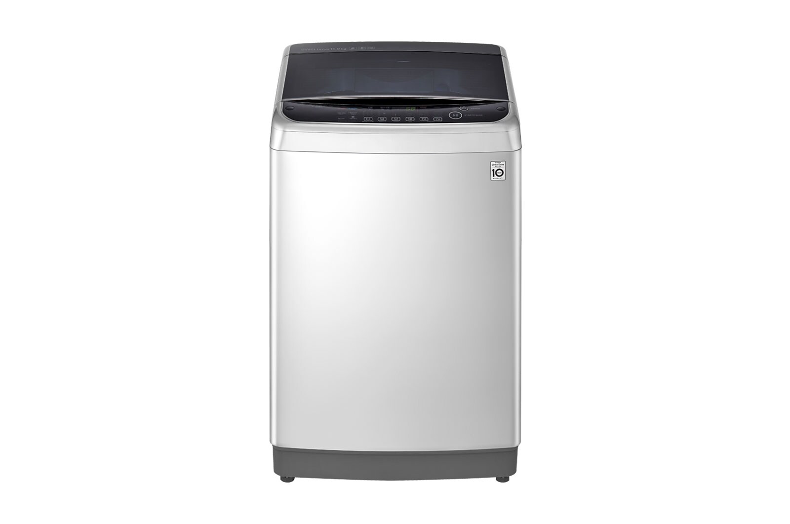 Mesin Cuci LG 12kg, Top Loading TurboWash 3D™ dan Full Stainless Tub - ThinQ™ dengan WiFi TH2112DSAL tampak depan