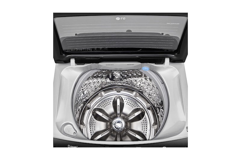LG Mesin Cuci LG 12kg, Top Loading TurboWash 3D™ dan Full Stainless Tub - ThinQ™ dengan WiFi, TH2112DSAL