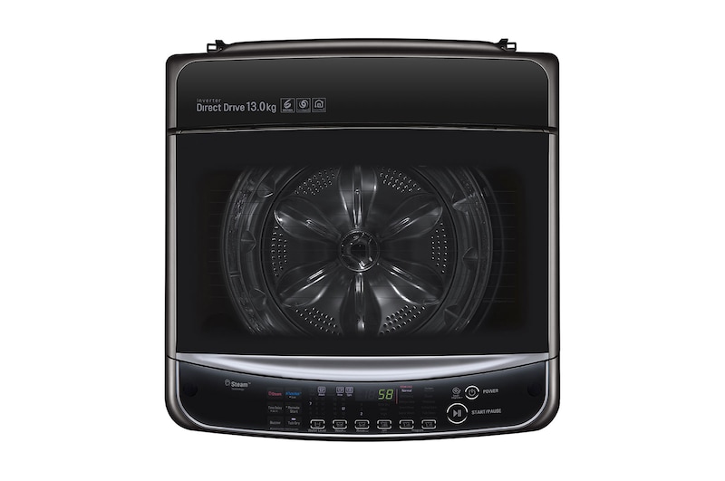 LG Mesin Cuci LG 13kg, Top Loading TurboWash 3D™ dan 6 Motion Direct Drive - ThinQ™ dengan WiFi, TH2113DSAK