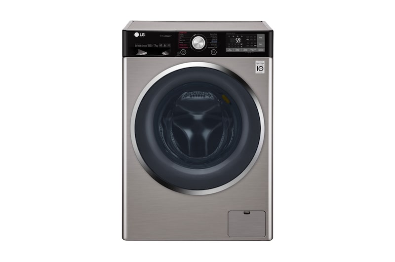 LG Mesin Cuci LG Front Loading, Wash 10.5kg/ Dry 7kg Steam & 6 Motion - ThinQ™ dengan WiFi, TWC1450H1V