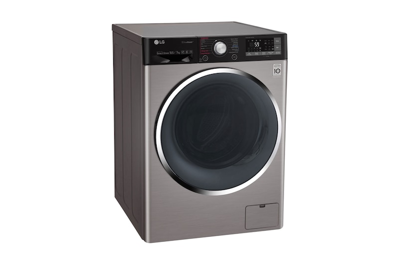 LG Mesin Cuci LG Front Loading, Wash 10.5kg/ Dry 7kg Steam & 6 Motion - ThinQ™ dengan WiFi, TWC1450H1V