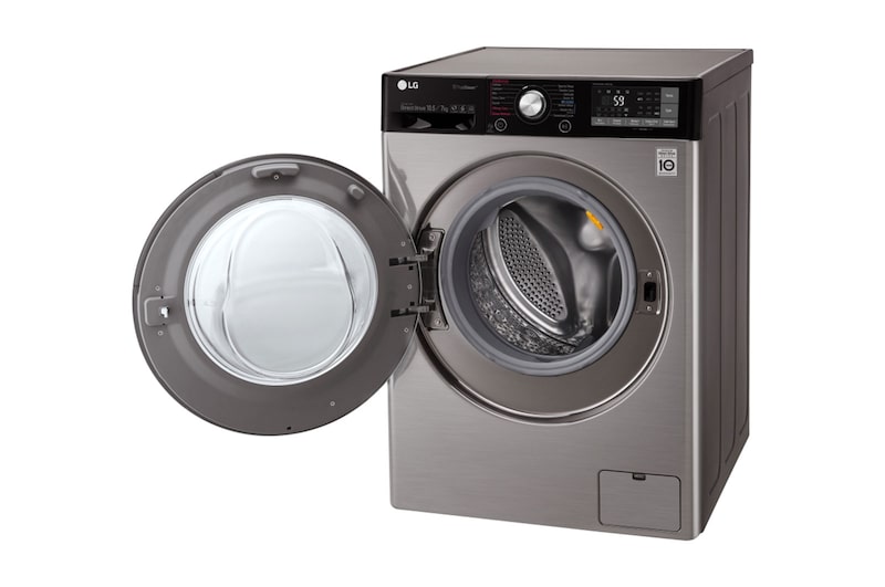 LG Mesin Cuci LG Front Loading, Wash 10.5kg/ Dry 7kg Steam & 6 Motion - ThinQ™ dengan WiFi, TWC1450H1V