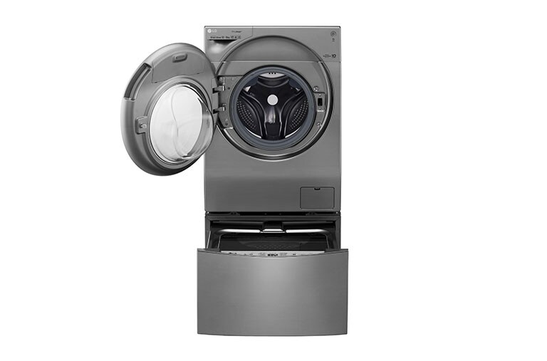 LG Mesin Cuci LG TWINWash™ 12kg / 2kg - Cuci Dua Muatan Sekaligus, FG1612H2V_TG2402NTWV