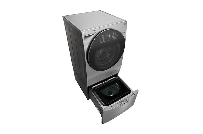 LG Mesin Cuci LG TWINWash™ 12kg / 2kg - Cuci Dua Muatan Sekaligus, FG1612H2V_TG2402NTWV