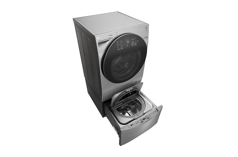 LG Mesin Cuci LG TWINWash™ 12kg / 2kg - Cuci Dua Muatan Sekaligus, FG1612H2V_TG2402NTWV