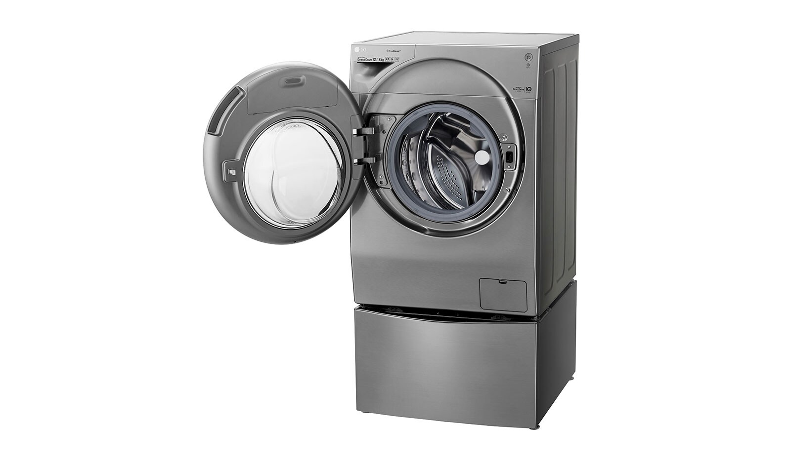 LG Mesin Cuci LG TWINWash™ 12kg / 2kg - Cuci Dua Muatan Sekaligus, FG1612H2V_TG2402NTWV