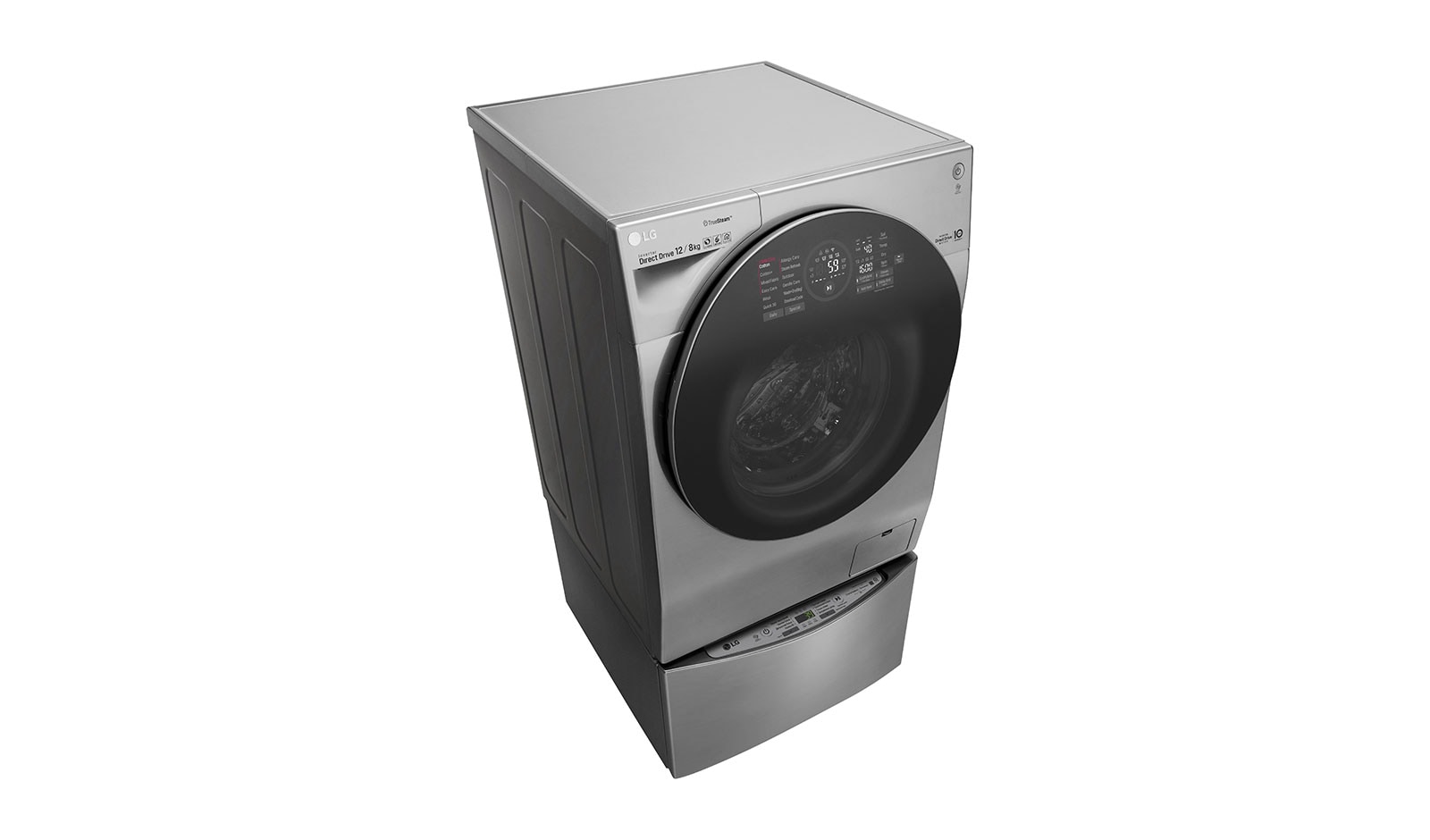 LG Mesin Cuci LG TWINWash™ 12kg / 2kg - Cuci Dua Muatan Sekaligus, FG1612H2V_TG2402NTWV