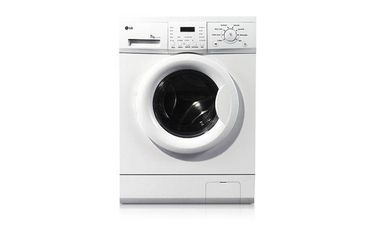 6.5 kg LG Front Loader with Auto Balancing support. WD-K8065TP tampak depan