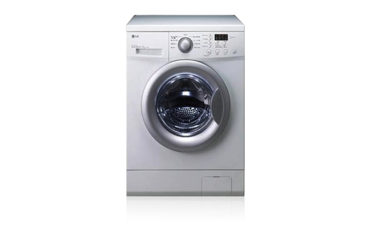 Front view of 7 kg LG Front Loader with Inverter Direct Drive LG WD-M1070TD