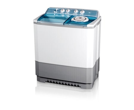 Front view of Mesin Cuci LG 14kg, 2 Tabung WP-1460R
