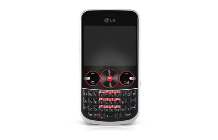 LG New LG QWERTY Messaging Phone with Facebook & LifeSquareTM, GW300