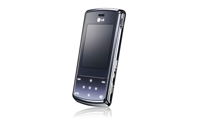 LG Mobile Phone with Slider Design, Interactive Touch Lighting, Tempered Glass, and 3 MP Camera with Auto-Focus, KF510