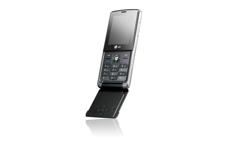 Front view of Music Sharing with 3.5mm Audio output, Up to 40 hrs. Music Playback, 1.3 MP Camera with Video recording, Bluetooth KM380T