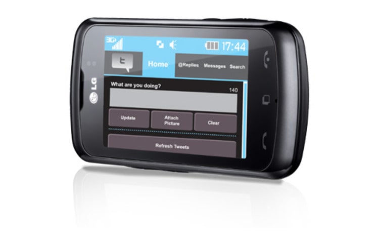 LG New Cookie with 3MP camera and WiFi connection, KM555E