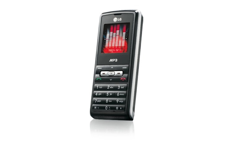 Front view of LG Mobile Lifestyle Phone KP110