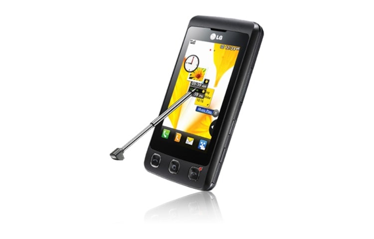 LG Mobile Phone with 3” Full Touch Screen, Stylus Pen, Handwriting Recognition, and M-Toy Games, KP500