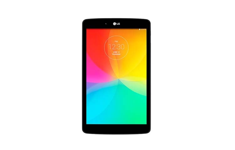 Front view of LG G Pad 8.0 LGV490