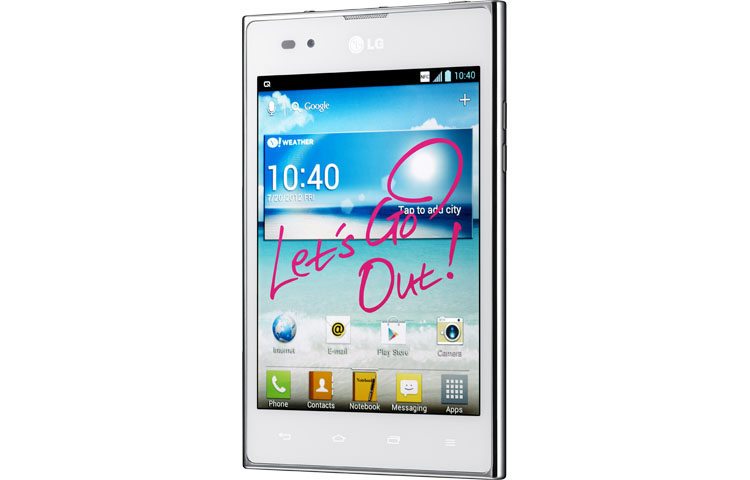 LG Optimus Vu. Secara instan Anda bisa menangkap gambar yang ingin disampaikan dan juga menambahkan kata-kata dengan menekan Hot Key QuickMemo, P895