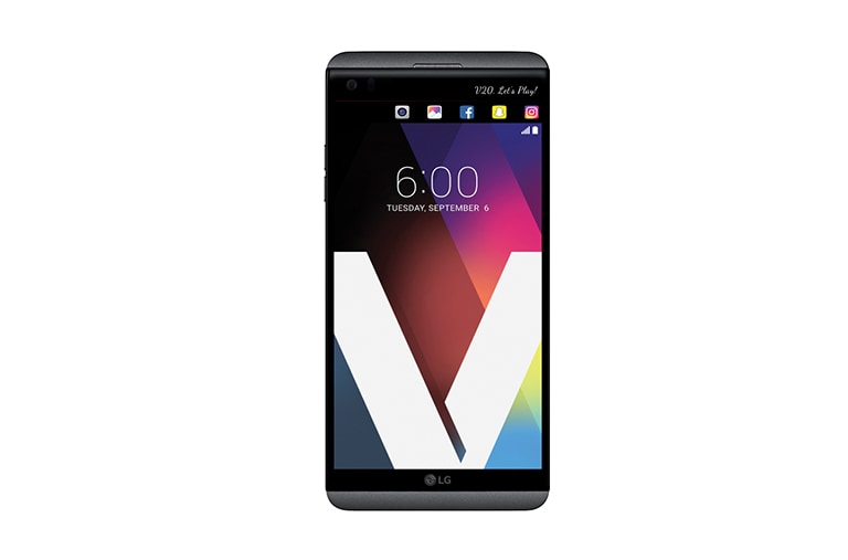Front view of LG V20 LGH990DS
