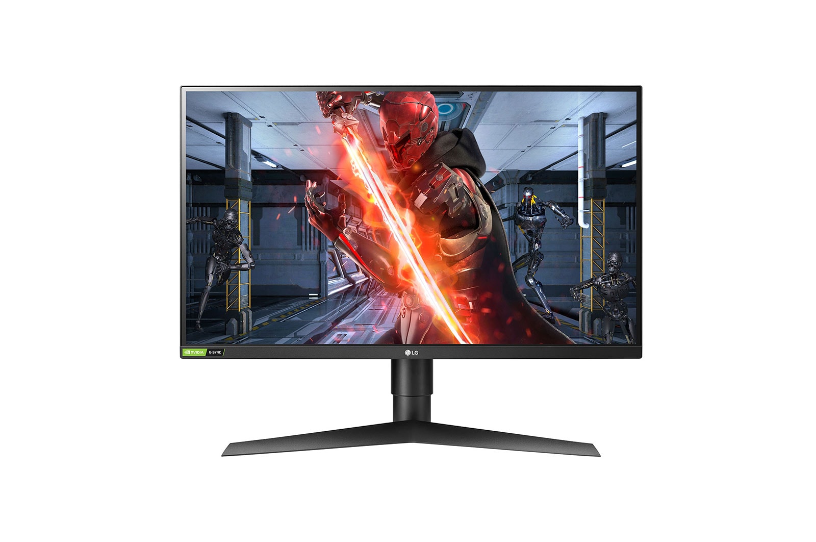 Monitor Game Nano IPS 1ms UltraGear™ Kelas 27&#34; yang Kompatibel dengan G-Sync® 27GL850-B tampak depan
