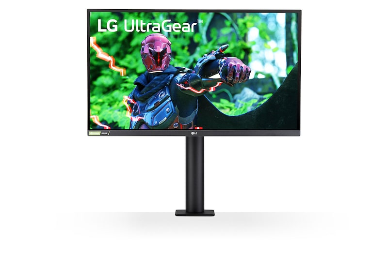 LG 27" UltraGear™ Nano IPS 1ms (GtG) Ergo Gaming Monitor, 27GN880-B