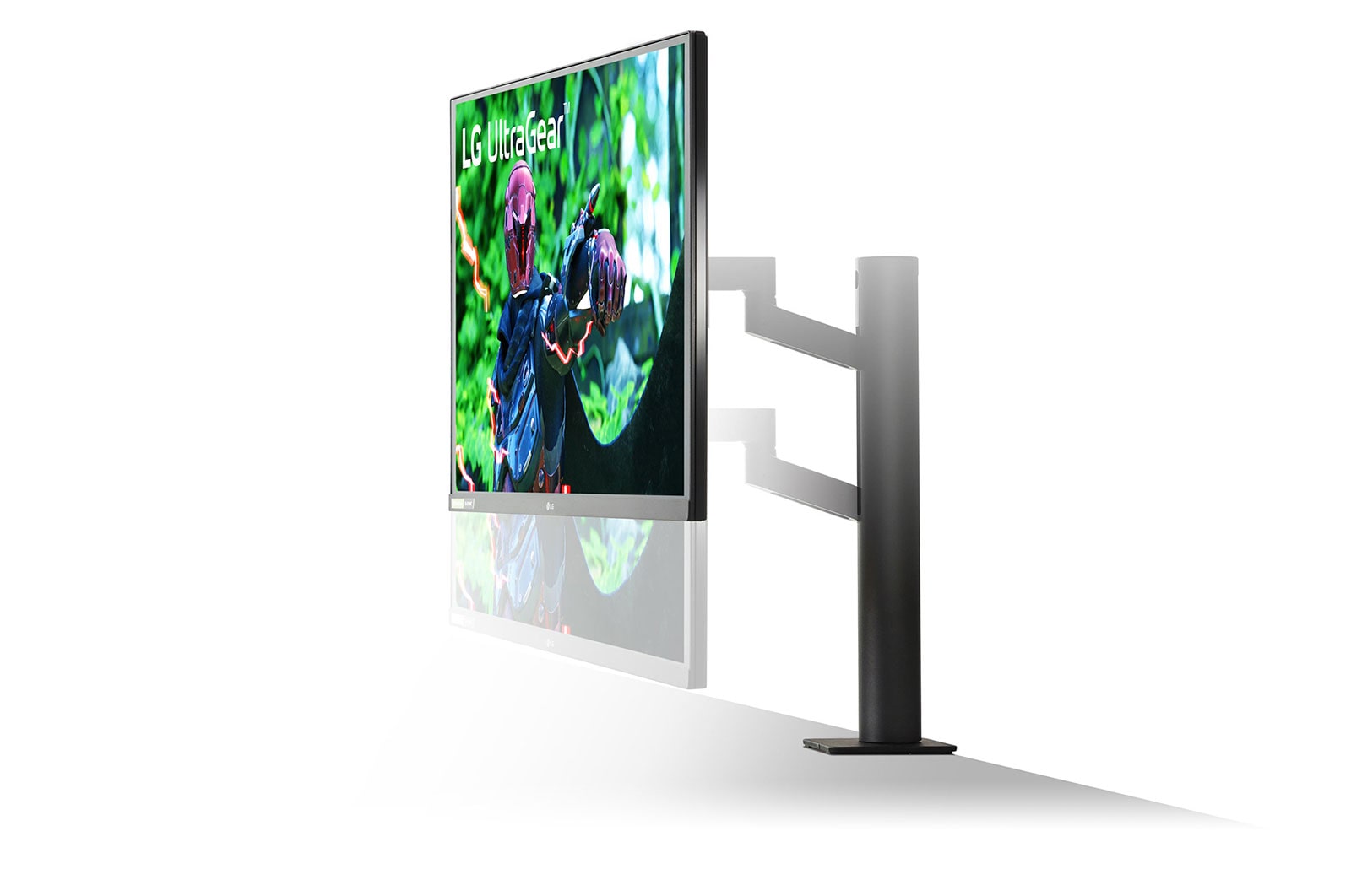 LG 27" UltraGear™ Nano IPS 1ms (GtG) Ergo Gaming Monitor, 27GN880-B