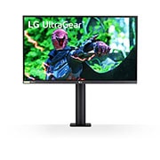 LG 27" UltraGear™ Nano IPS 1ms (GtG) Ergo Gaming Monitor, 27GN880-B