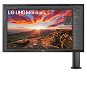 LG Monitor IPS 4K UHD 27" dengan Ergo, 27UK580-B