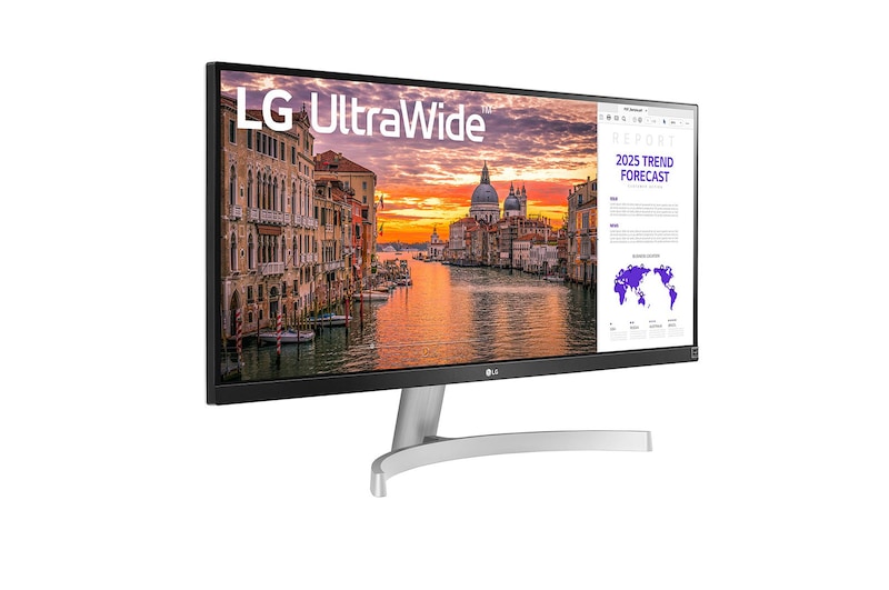 LG Monitor LG 29 inch 21:9 UltraWide WFHD IPS HDR10 dengan FreeSync, 29WN600-W