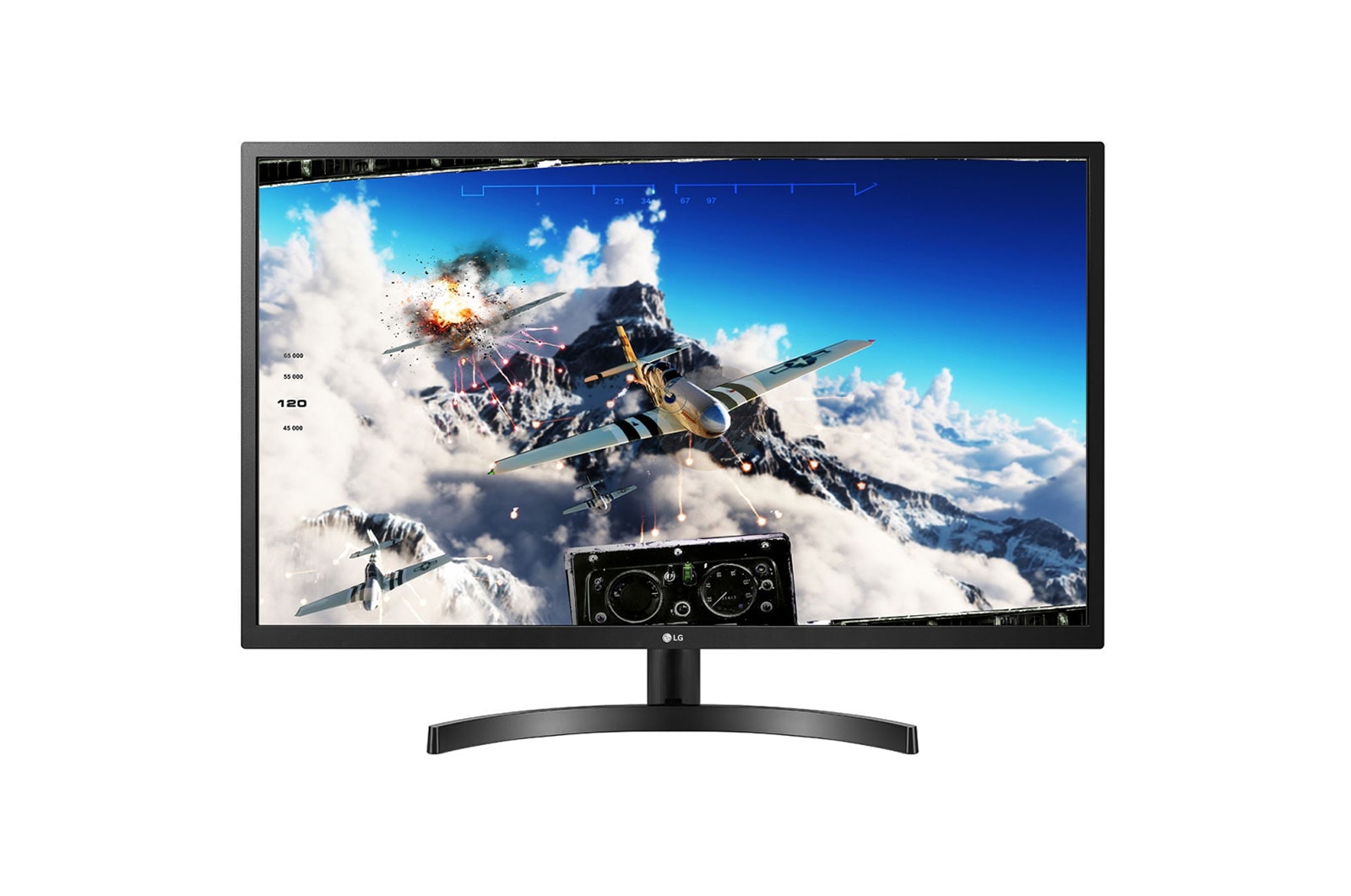 Front view of Monitor FHD 10 HDR 32&#34; 32ML600M-B